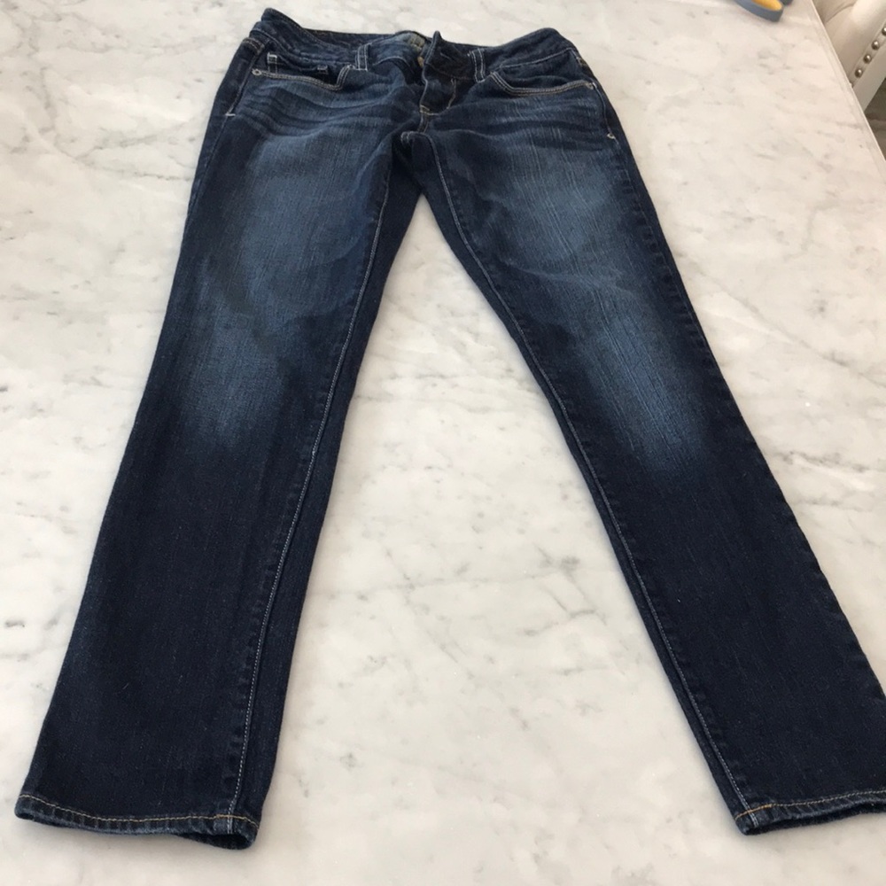 American Eagle skinny dark denim jeans stretch 0S